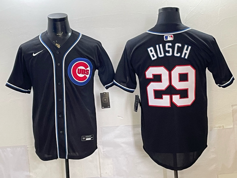Men 2026 Chicago Cubs #29 Busch black Game Nike MLB Jersey 0528004->chicago cubs->MLB Jersey